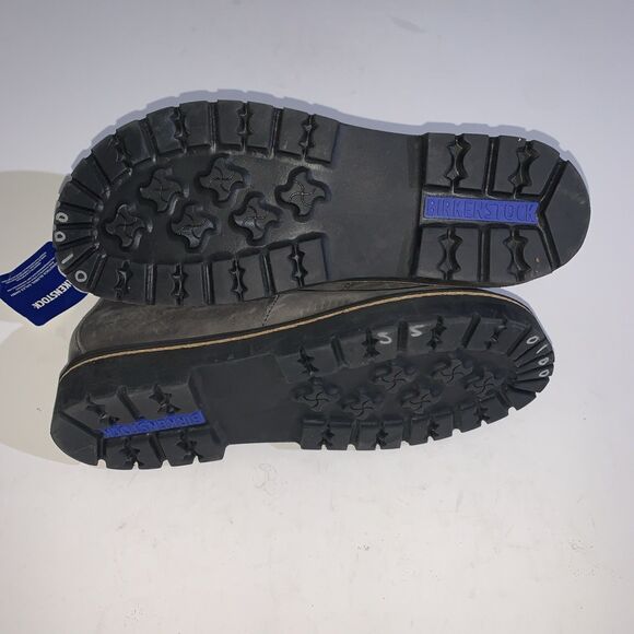 Birkenstock Boots Womens US 10 Grey Leather Chelsea Lug Sole Ankle Pull On EU 41 - Picture 9 of 11